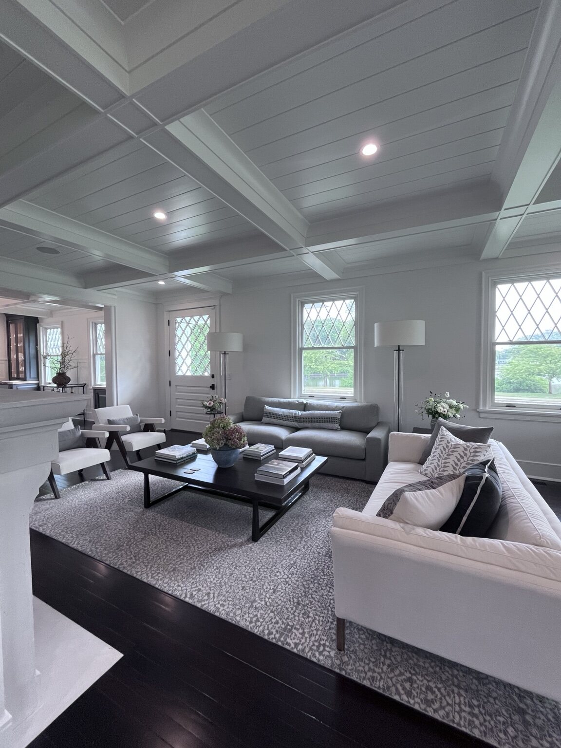 Bright living room in a family residence